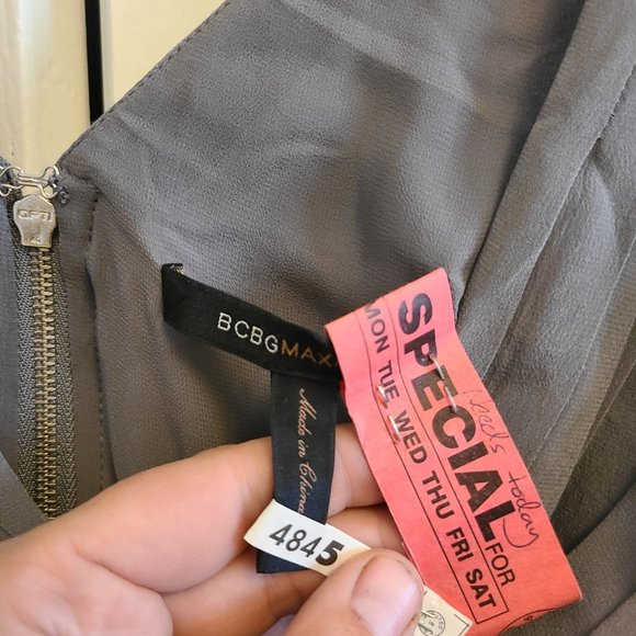 BCBG Grey pleated top - Picture 5 of 11